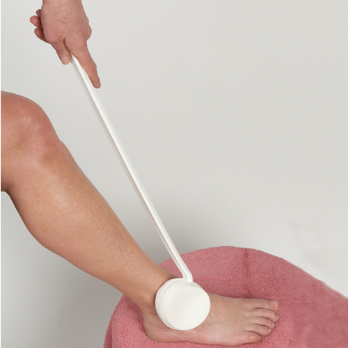 Lotion Applicator with Replaceable Sponge.